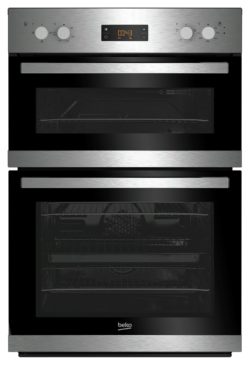 Beko BADF22300X Double Built-In Oven - Stainless Steel.